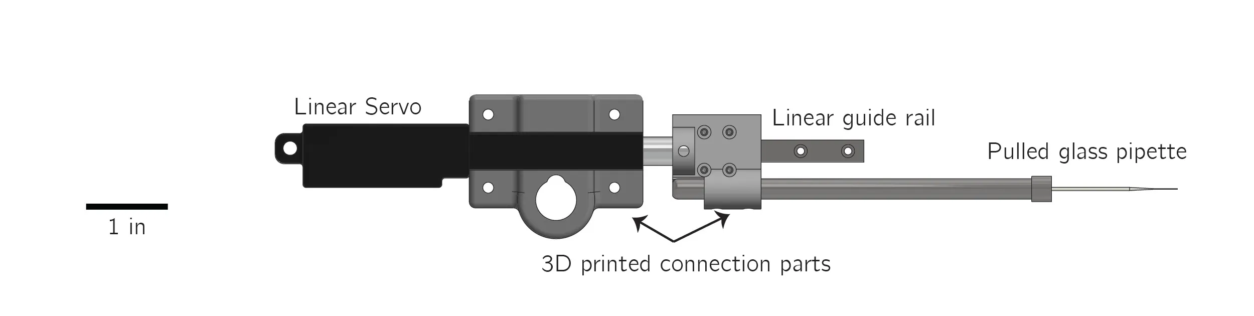 Diagram of the feeding system